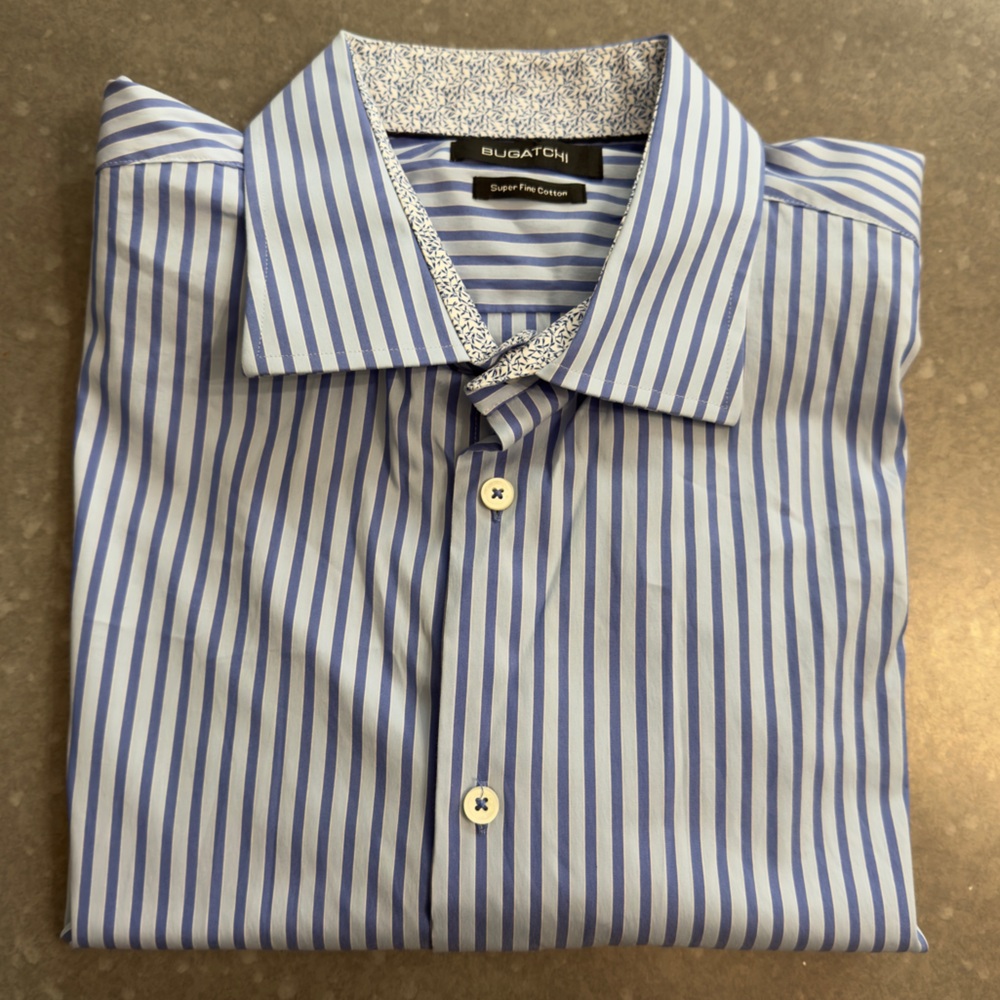 Bugatchi Super Fine Cotton Mens Shirt
